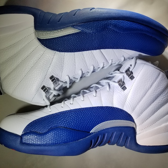 Men's Air Jordan 12 French Blue - Picture 2 of 5